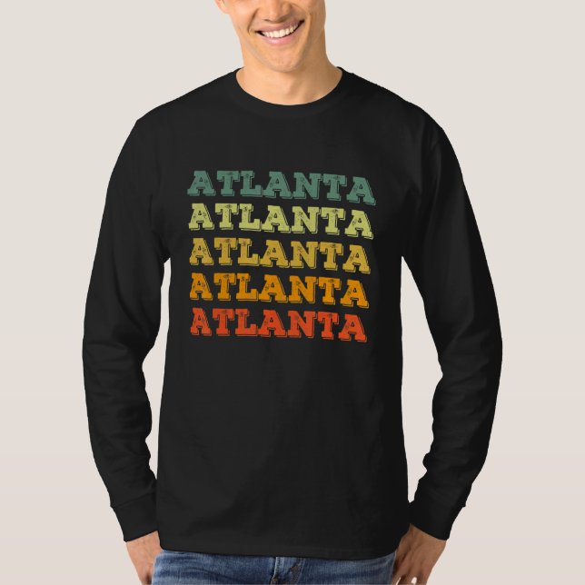 Camiseta Retro Atlanta Georgia  Vintage US State (Frente)