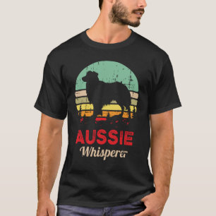 Camiseta Retro Aussie Dog Trainer - Pastor australiano