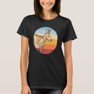Camiseta Retro australiano Kangaroo Zoo Animal Aussie Kanga