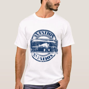 Camiseta Retro Aviation Art