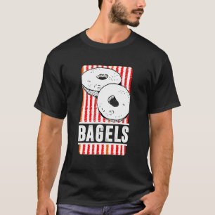 Camiseta Retro Bagels Assados E Padeiro De Bagel