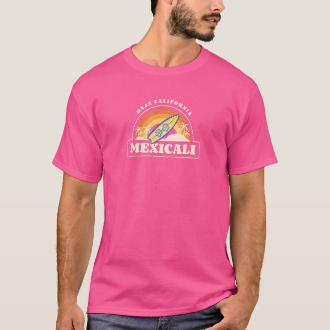 Camiseta Retro Baja California Mexicali (Frente)