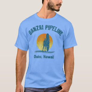 Camiseta Retro Banzai Pipeline Surfer Oahu Hawaii