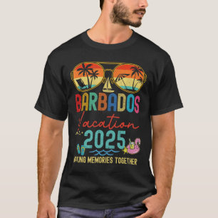 Camiseta Retro Barbados Vacation 2025 Memórias Corresponden