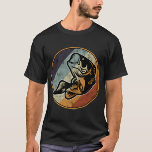 Camiseta Rétro Bass Fish