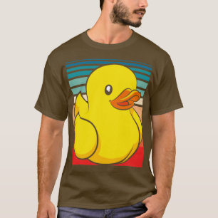 Camiseta Retro Bath Duck Bath Toy Ducky Rubber Duck