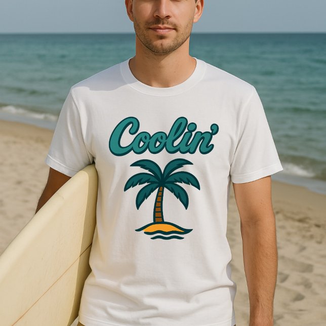 Camiseta Retro Beach Vibes Coolin' (Retro vibes t-shirt)