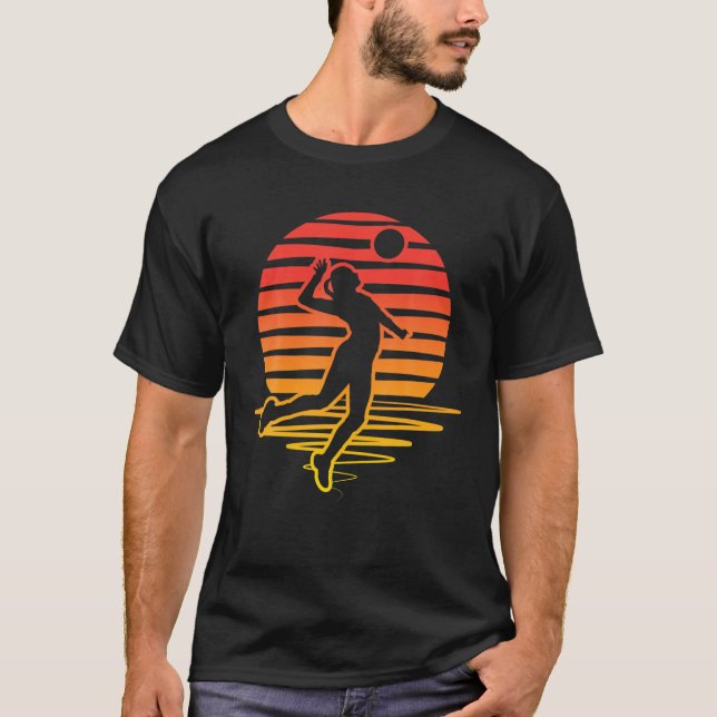 Camiseta Retro Beach Voleibol (Frente)