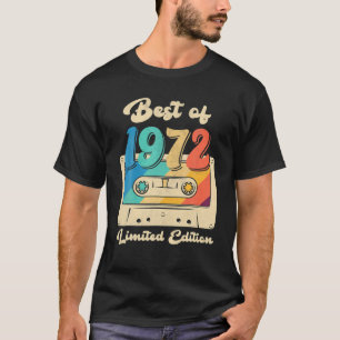 Camiseta Retro Best Of 1972 Cassette Tape 50Th Birthday Dec