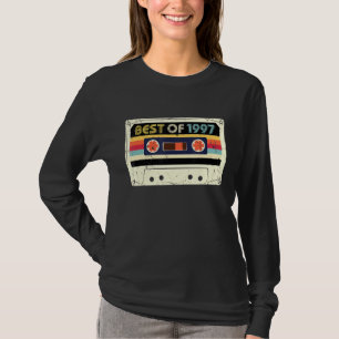 Camiseta Retro Best Of 1997 Cassette Tape 25 Birthday Dec