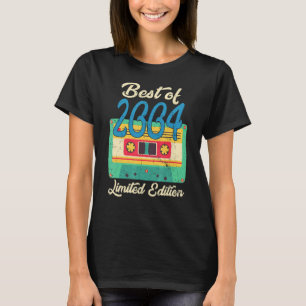 Camiseta Retro Best of 2004 Cassette Tape 18th Birthday Dec