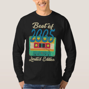 Camiseta Retro Best of 2005 Cassette Tape 17th Birthday Dec