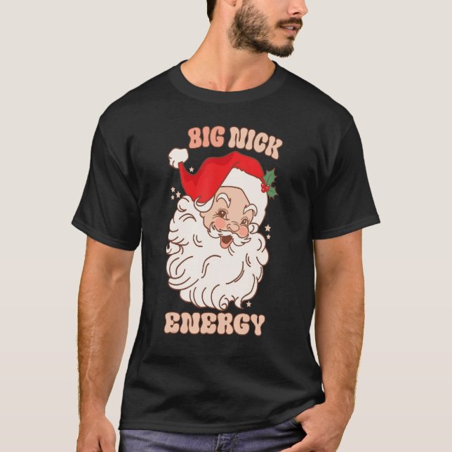 Camiseta Retro Big nick energy Santa Chirstmas 2022 (Frente)
