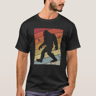 Camiseta Retro Bigfoot Silhouette Sun acredita em 80'' orig