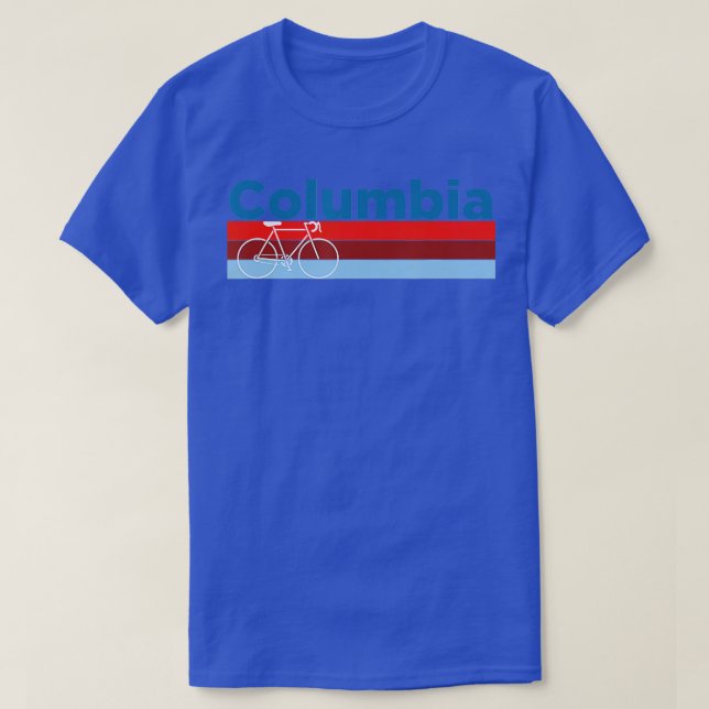Camiseta Retro BikeColumbia Missouri (Frente do Design)