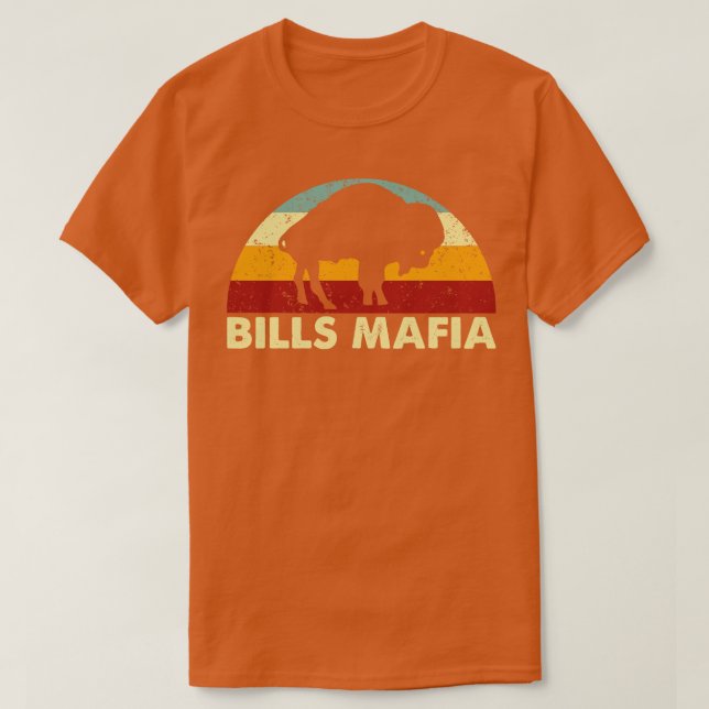 Camiseta Retro Bills Mafia (Frente do Design)