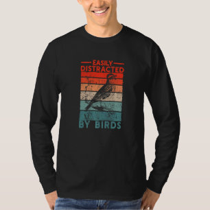 Camiseta Retro Birdwatcher Animal Facilmente Distridido Por
