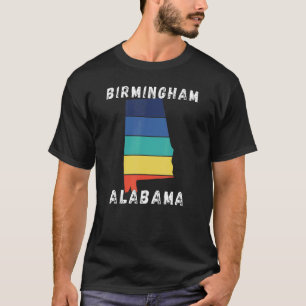 Camiseta Retro Birmingham Alabama Roupa