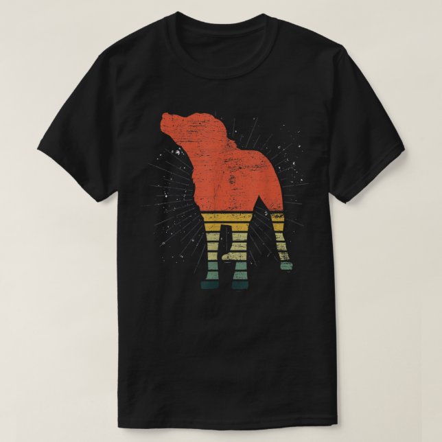 Camiseta Retro Black Lab  (Frente do Design)