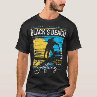 Camiseta Retro Blacs Beach San Diego Surfing Surfi