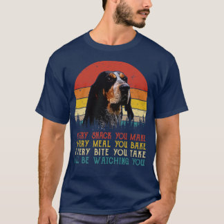 Camiseta Retro Bluetick Conhound Cada Snack Que Você Faz