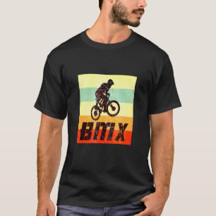 Camiseta Retro BMX MTB acrobacias Bicicletas de bicicleta V