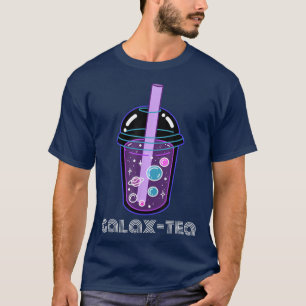 Camiseta Retro Boba Tea Galaxy Space Lover Bble Magnético A