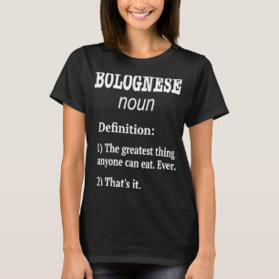 Camiseta Retro Bolognese Design de Bolonha - Fã de Fã Defin