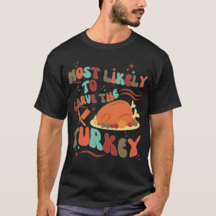 Camiseta Retro Bonito Mais Provável para Esconder a Turquia