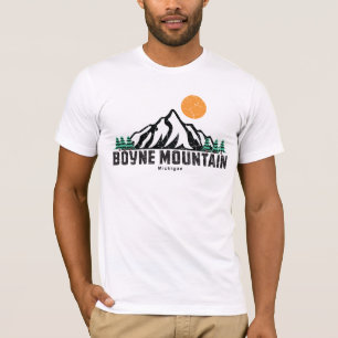 Camiseta Retro Boyne Mountain Ski Sunset