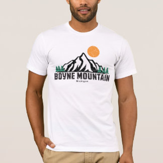 Camiseta Retro Boyne Mountain Ski Sunset