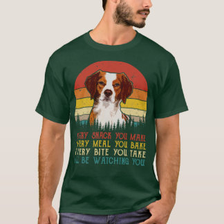 Camiseta Retro Brittany Cada Pica Que Você Faz Cada Refeiçã