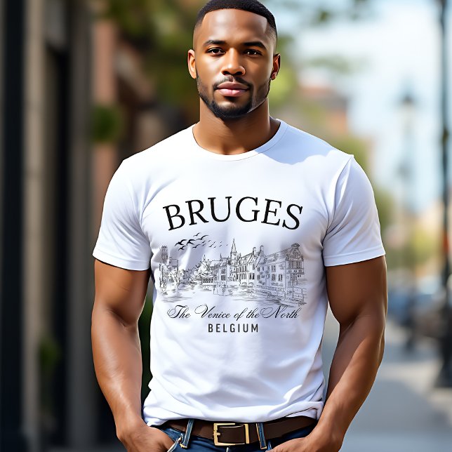 Camiseta Retro Bruges Belgium – Classic European Cities (Criador carregado)