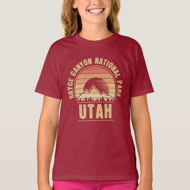 Camiseta Retro Bryce Canyon National Park Utah (Frente)