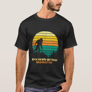 Camiseta Retro Bryn Mawr-Skyway Washington Big Foot Souveni
