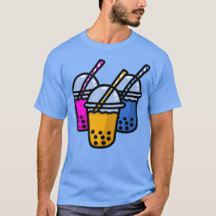 Camiseta Retro Bubble Tea Boba milk Tapioca Pearls 1605