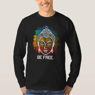 Camiseta Retro Buddha Vintage Meditação Budismo Premium