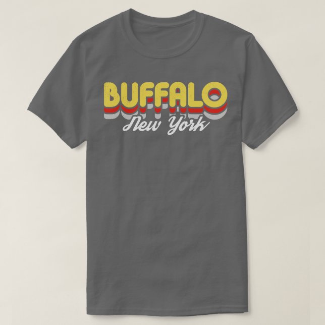Camiseta Retro Buffalo Nova York (Frente do Design)