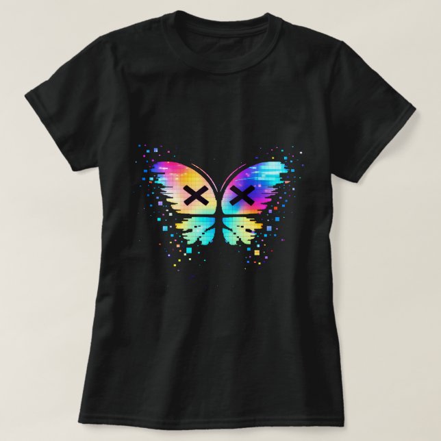 Camiseta Retro Butterfly TEES CO. 0047875 (Frente do Design)