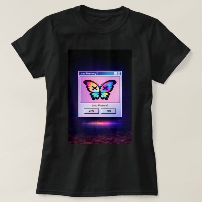 Camiseta Retro Butterfly TEES CO. 0047880 (Frente do Design)