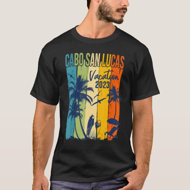 Camiseta Retro Cabo San Lucas 2023 Férias da Família México (Frente)