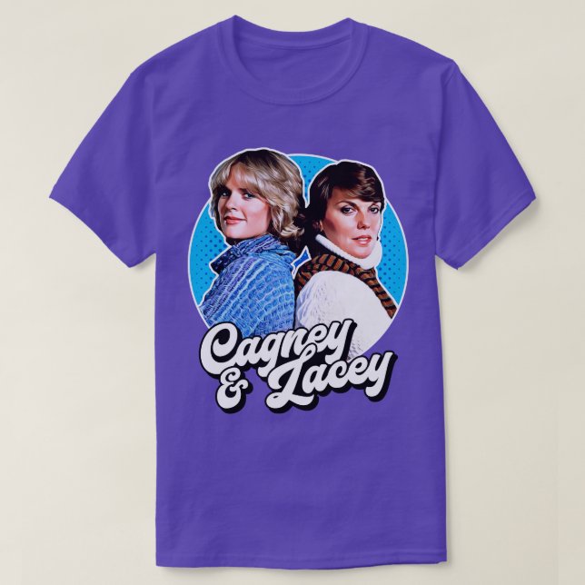 Camiseta Retro Cagney Lacey (Frente do Design)