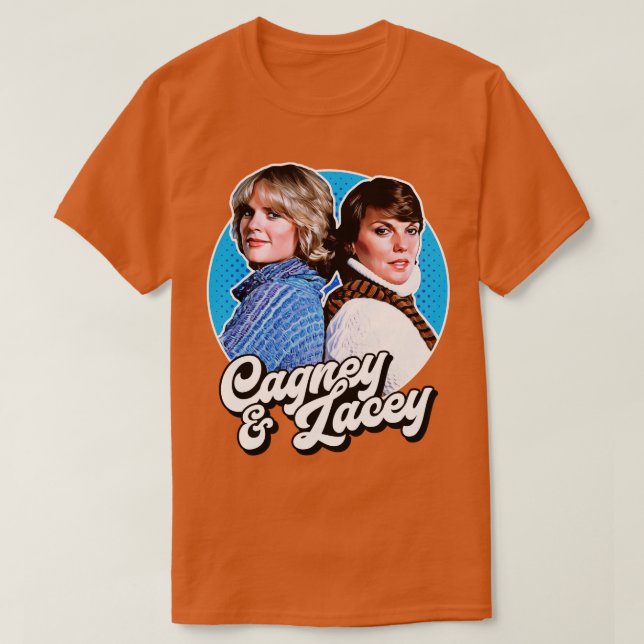 Camiseta Retro Cagney Lacey (Frente do Design)