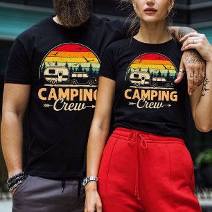 Camiseta Retro Camping Shirt, Family Matching