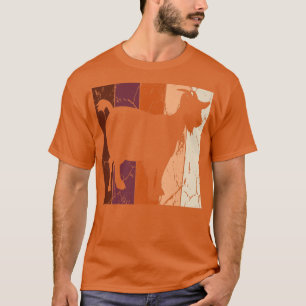 Camiseta Retro Caprinos Vintage Caprinos Herdados Farmer