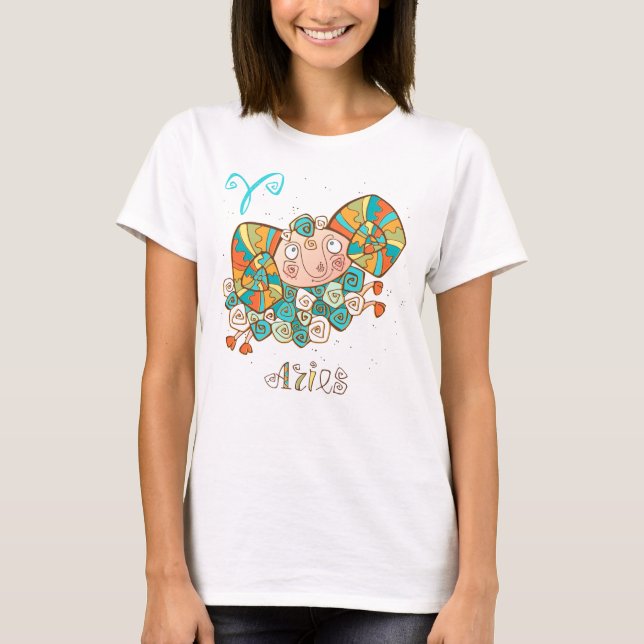 Camiseta Retro Cartoon Aries (Frente)