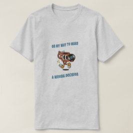 Camiseta Retro Cartoon Wrong Decisions Aesthetic T-shirt