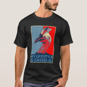Camiseta Retro Cassowary Animal Pun Vintage Cassowaries Bir