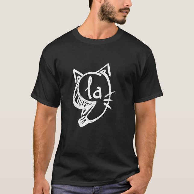 Camiseta Retro Cat Comma La Kamala Harris Para Presidente 2 (Frente)