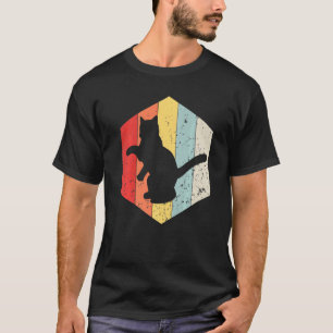 Camiseta Retro Cat Vintage Cat Spirit Pet Animal 70s 80s